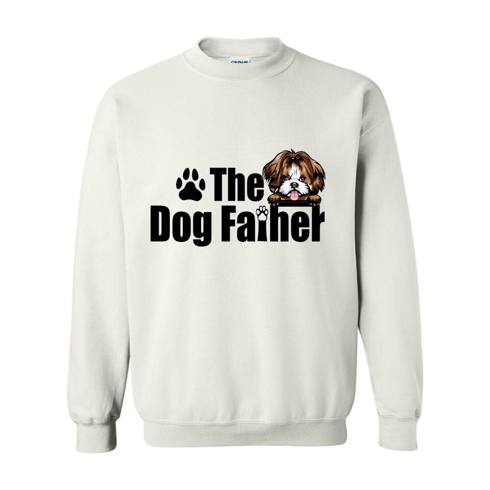 Personalized Hoodie & Sweatshirt - Dog Father