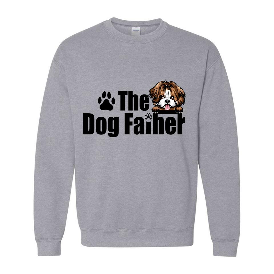 Personalized Hoodie & Sweatshirt - Dog Father