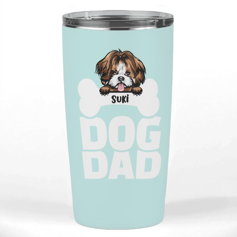 Personalized Tumbler - Dog Dad