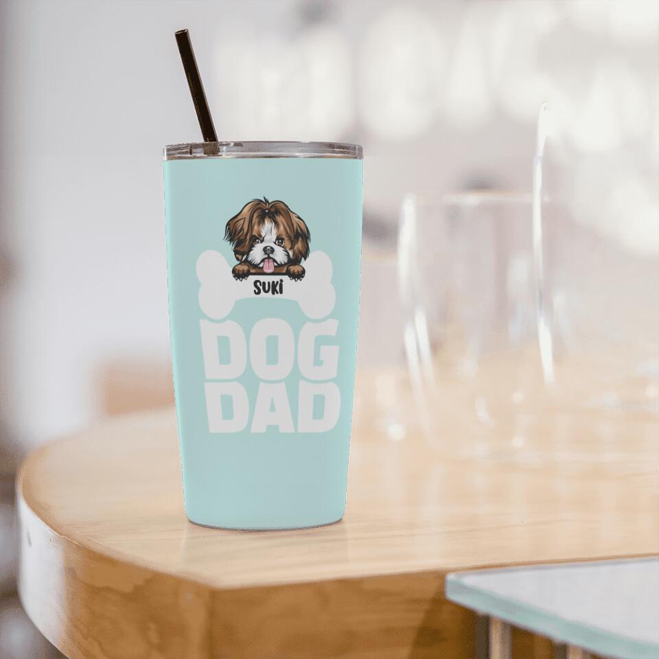 Personalized Tumbler - Dog Dad
