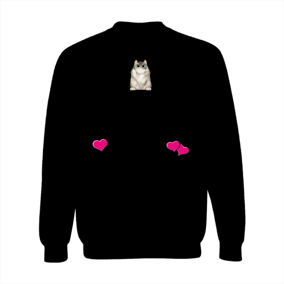 Personalized Hoodie & Sweatshirt - Busy Being A Cat Mama