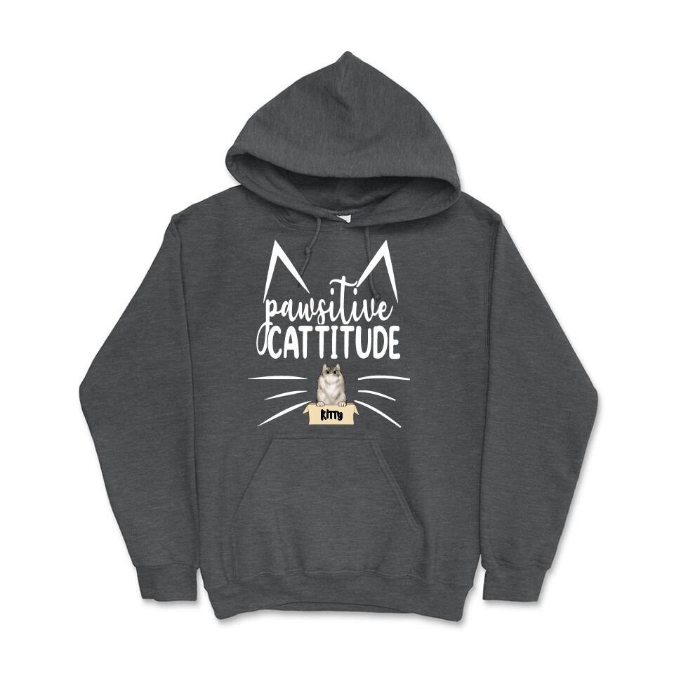 Personalized Hoodie & Sweatshirt - Positive Catititue