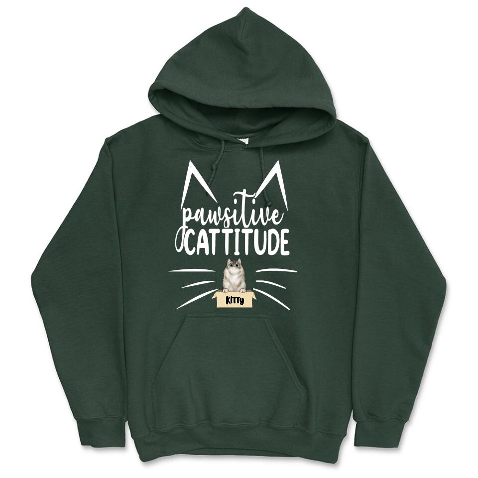 Personalized Hoodie & Sweatshirt - Positive Catititue