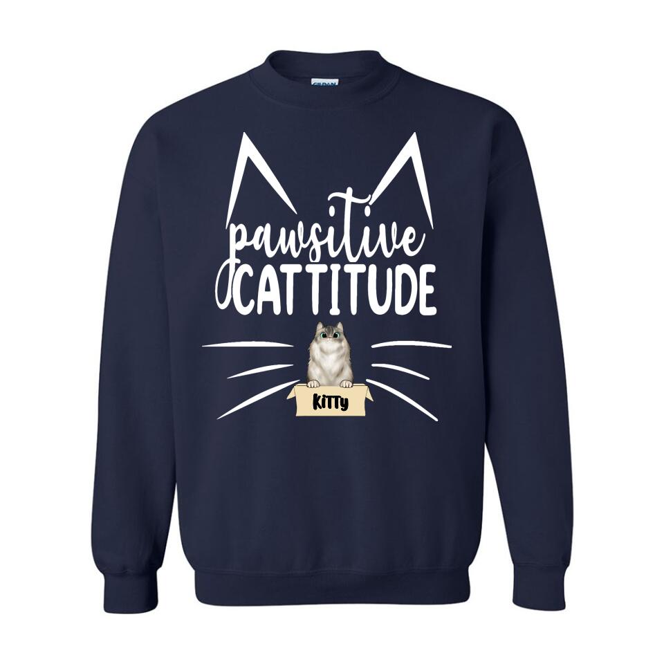 Personalized Hoodie & Sweatshirt - Positive Catititue