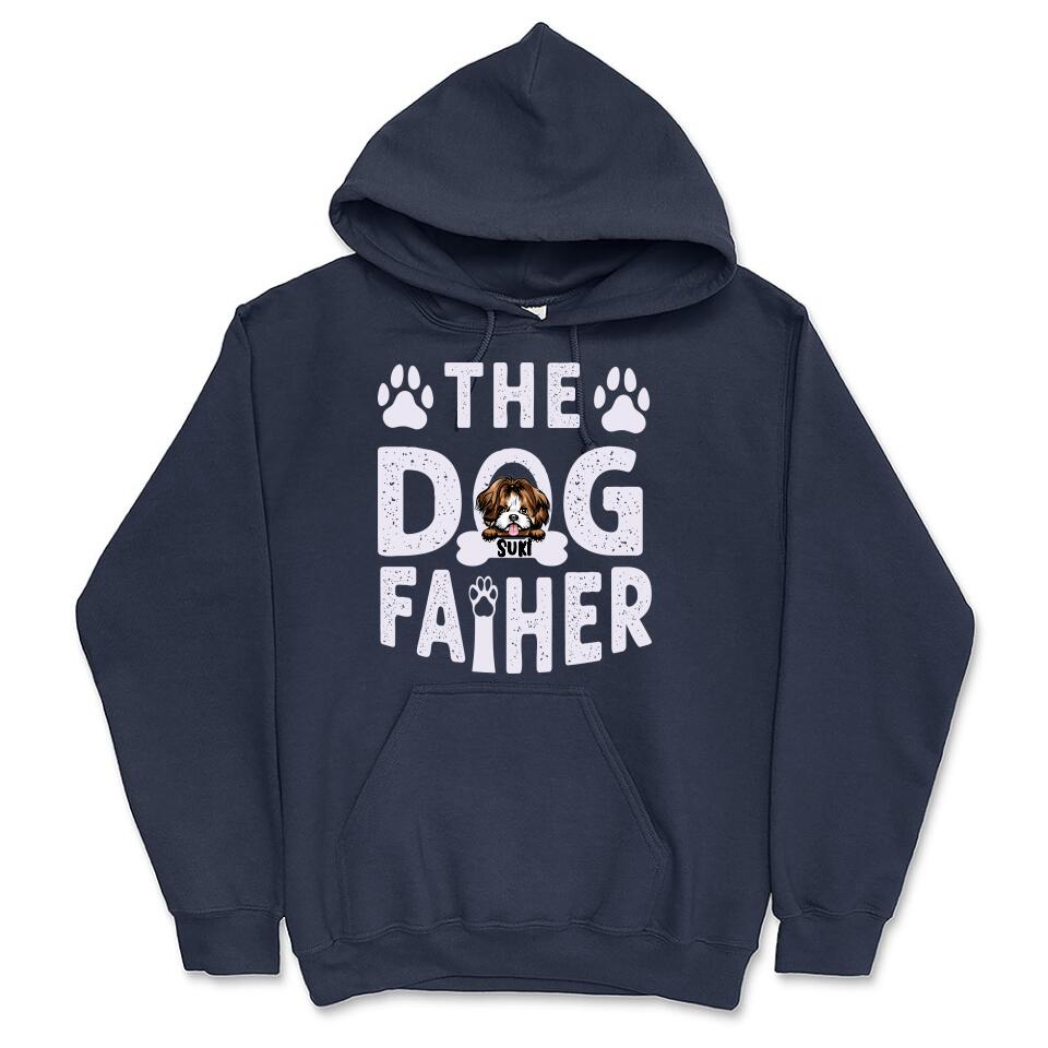 Personalized Hoodie & Sweatshirt - Dog Father