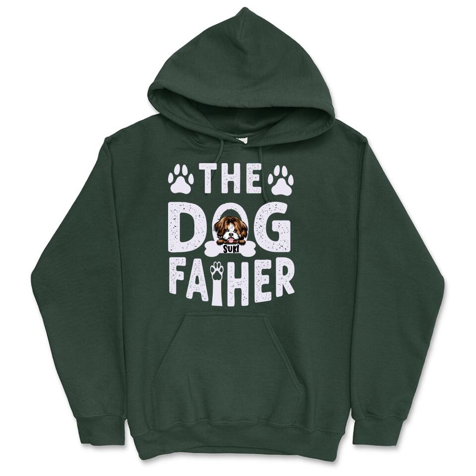 Personalized Hoodie & Sweatshirt - Dog Father