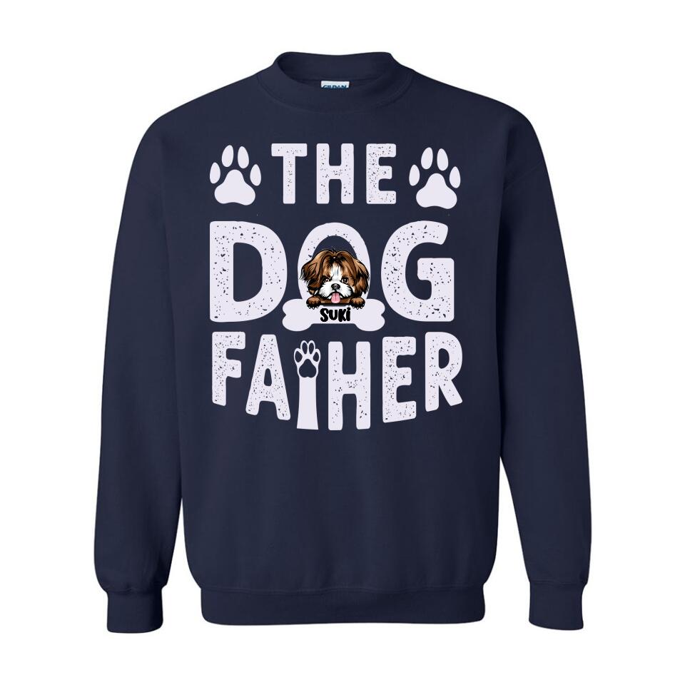 Personalized Hoodie & Sweatshirt - Dog Father