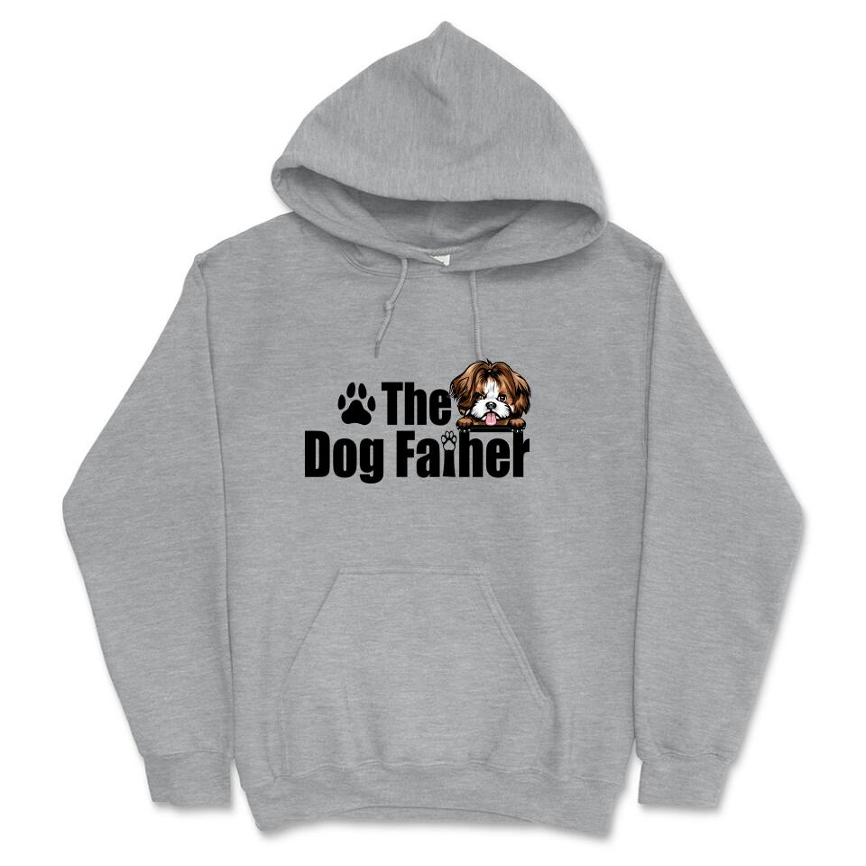 Personalized Hoodie & Sweatshirt - Dog Father