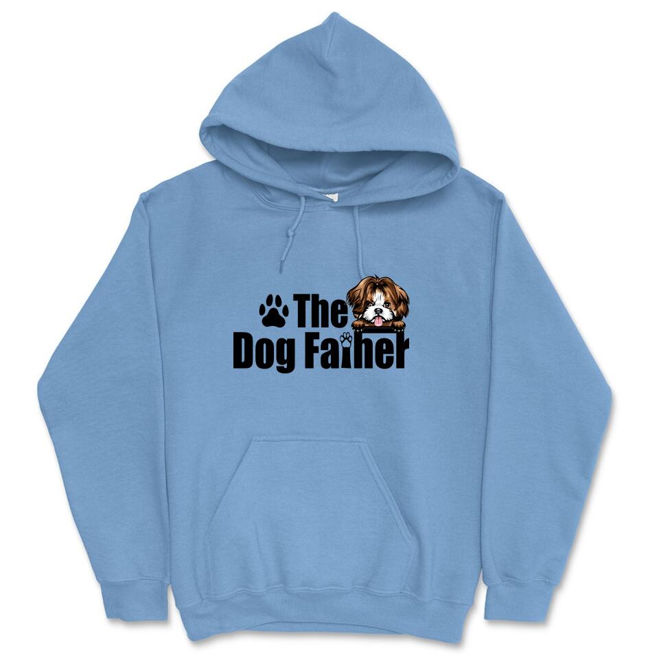 Personalized Hoodie & Sweatshirt - Dog Father