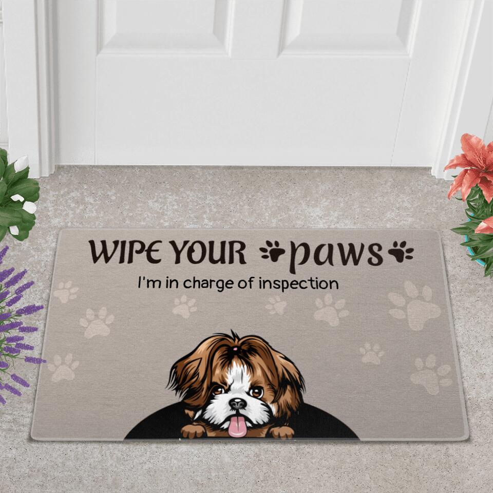 Personalized Doormat - Wipe Your Paws