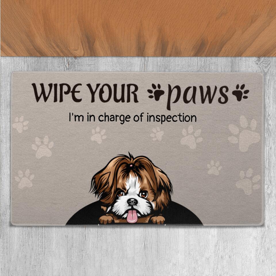 Personalized Doormat - Wipe Your Paws