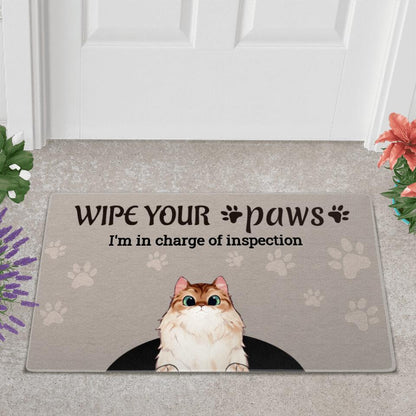 Personalized Doormat - Wipe Your Paws