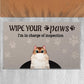 Personalized Doormat - Wipe Your Paws